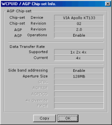 AGP Info - KT133