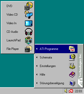 ATI Task Menu