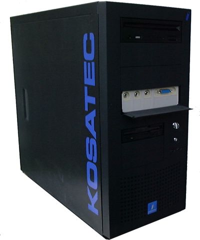 Kosatec Rechner mit Multimedia-Frontklappe