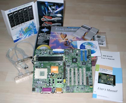 Inhalt MSI K7T266 Pro-R