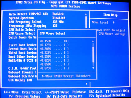BIOS VCore Alt
