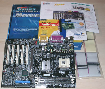 Lieferumfang AOpen AX4BS