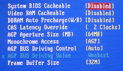 BIOS: RAM-Einstellungen