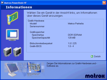Matrox PowerDesk-HF Informationen
