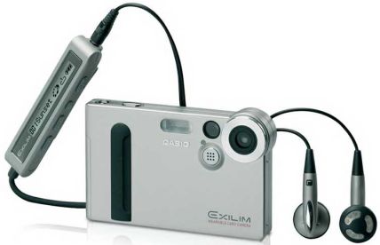 EXILIM mit MP3-Equipment