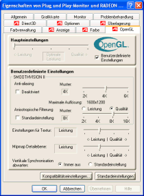 FSAA und anisotropische Filterung eingeschaltet