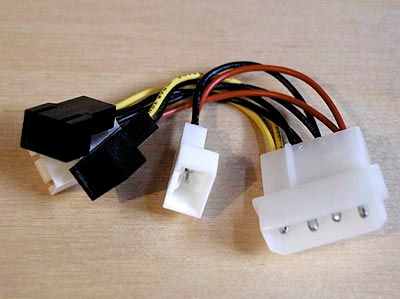 Zalman - zusätzliche Adapter für Gehäuselüfter