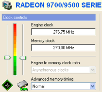 Taktraten Radeon 9700, 9500 Pro und 9500
