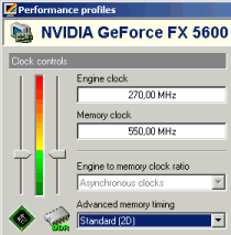 GeForce FX5600: 2D-Modus