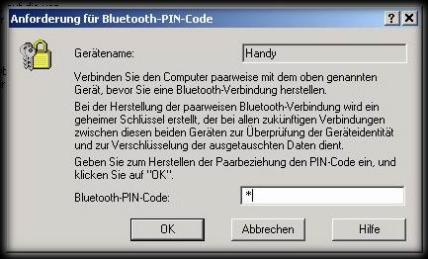 PIN-Code Eingabe am PC