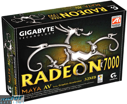 Gigabyte MAYA AV Box (Radeon 7000 - vorläufiges Design)