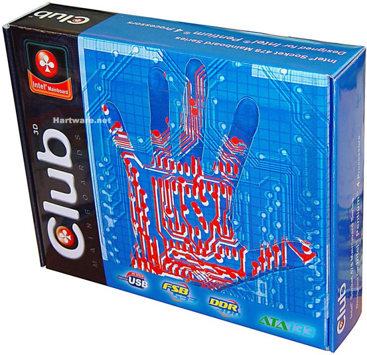 Club-3D Pentium 4 Mainboard Verpackung