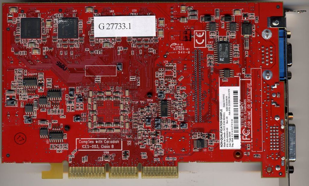 ATI Radeon 9500 Pro (Rückseite)