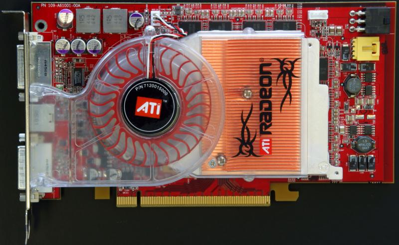 ATI gibt Bilder der ersten PCI-E Grafikkarte mit 512MB Speicher heraus.