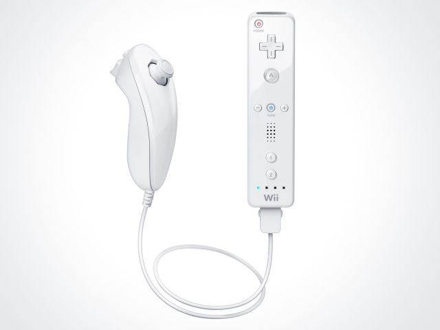 Nintendo Wii Fernbedienung und Nunchuck-Controller