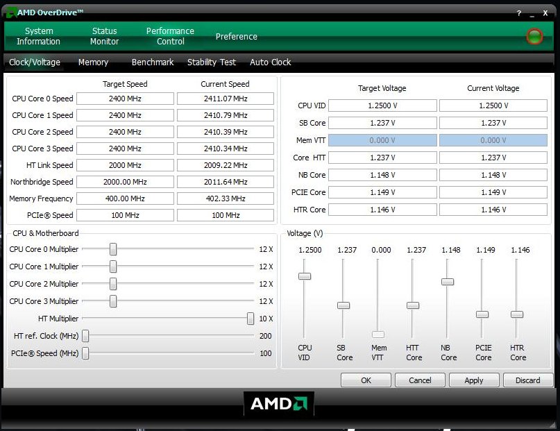 OverDrive: Übertaktung des AMD Phenom