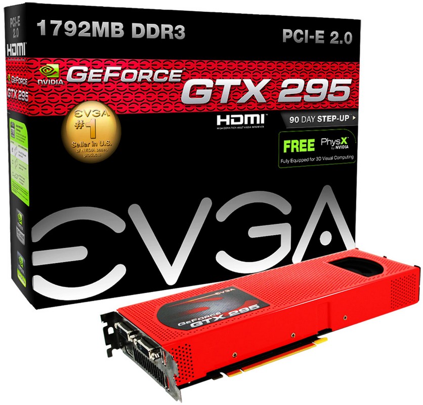 EVGA Rote GeForce GTX 295 Hartware