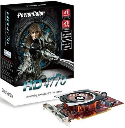 PowerColor Radeon HD 4770 für PCI Express