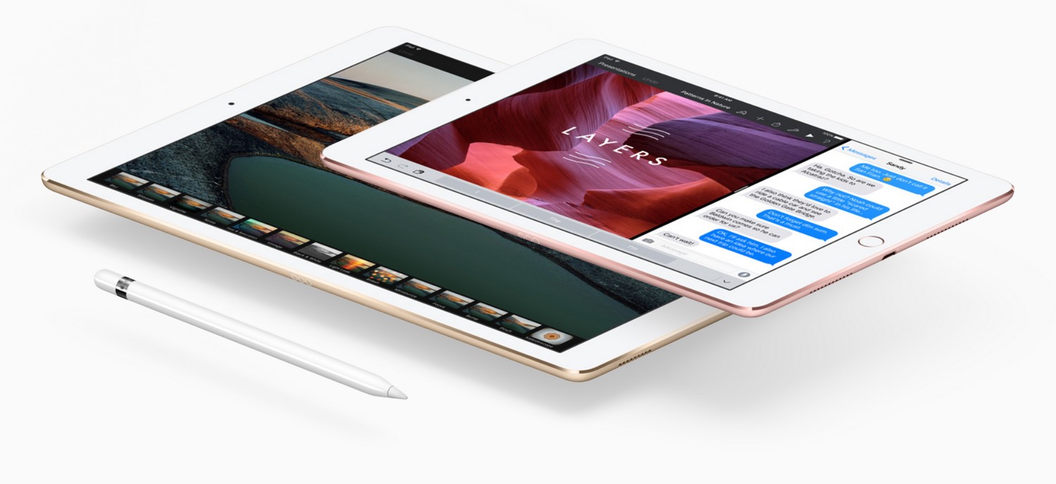 Größenvergleich der iPad Pro
