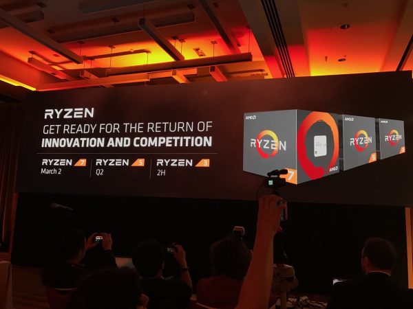 Ryzen 7, 5, 3 Zeitplan