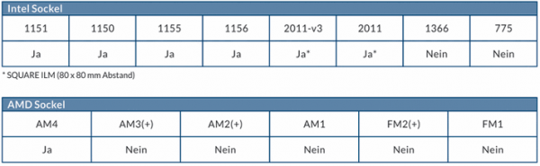 Arctic Freezer 12 Sockel