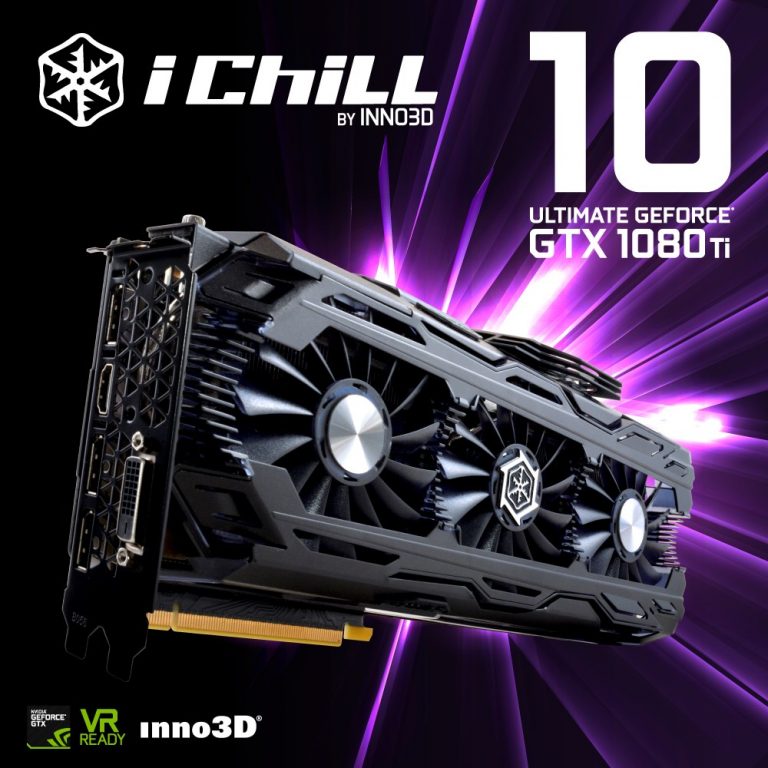 INNO3D announces the new custom GeForce GTX 1080 Ti iChiLL gaming