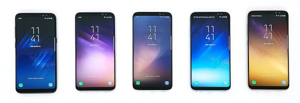 Samsung Galaxy S8 front