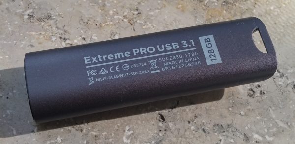 SanDisk Extreme PRO 128GB - Rückseite