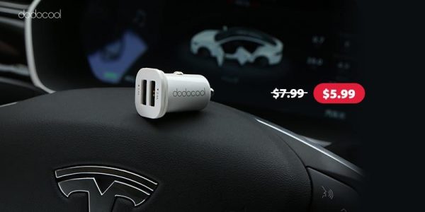 dodocool 24W 4.8A Mini Dual USB Car Charger