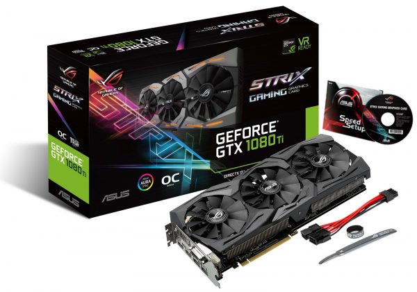 ASUS ROG Strix GeForce GTX 1080 Ti Gaming Paket
