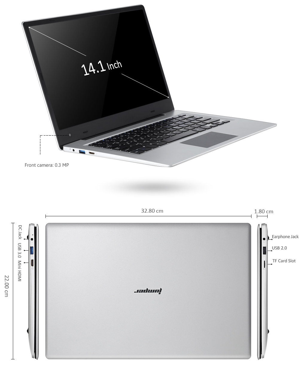 Сколько сантиметров ноутбук
