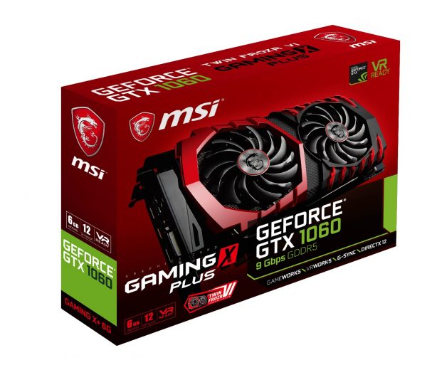 MSI GTX 1060 Gaming X+ 6G
