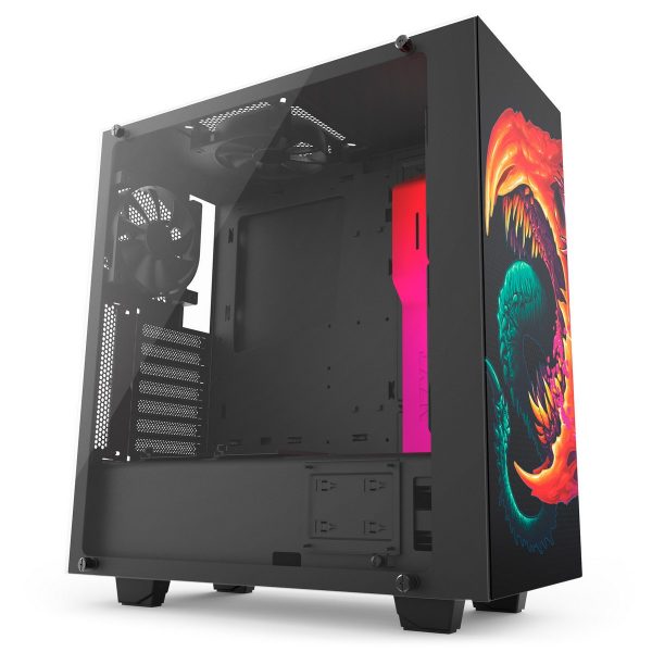 NZXT S340 Elite Hyper Beast Limited Edition Glas