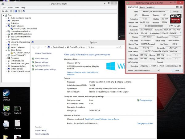 Radeon RX 480 Screenshot