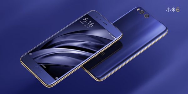 Xiaomi Mi6 blue design