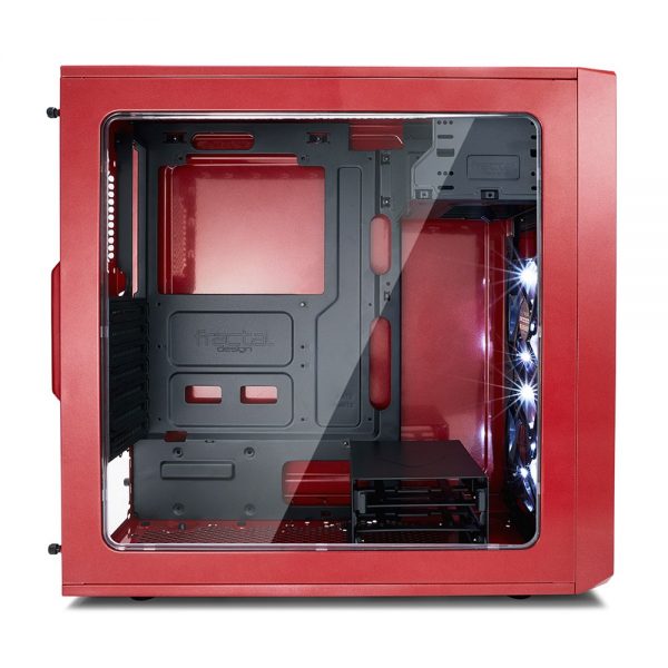 Fractal Design Focus G Fenster rot