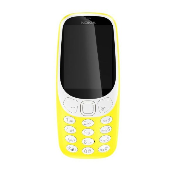 Nokia 3310 Gelb Front