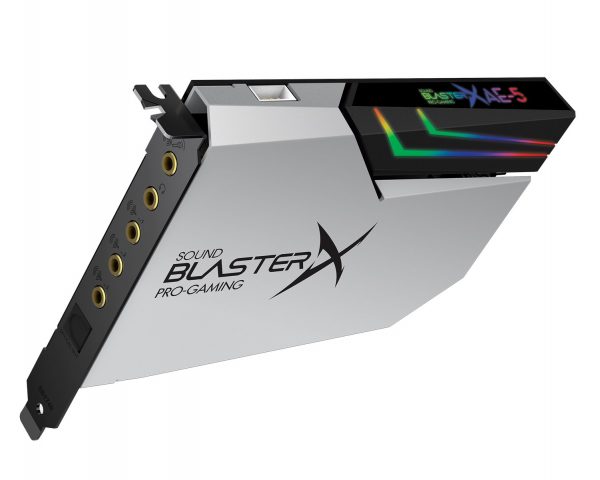Creative Sound BlasterX AE-5 White Ports
