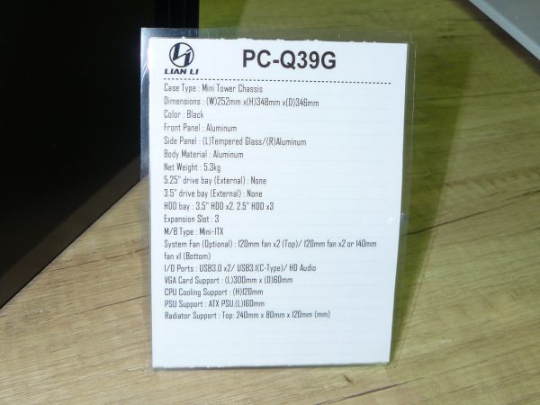 Lian Li PC-Q39G Daten