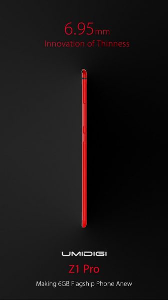 UMIDIGI Z1 Pro side