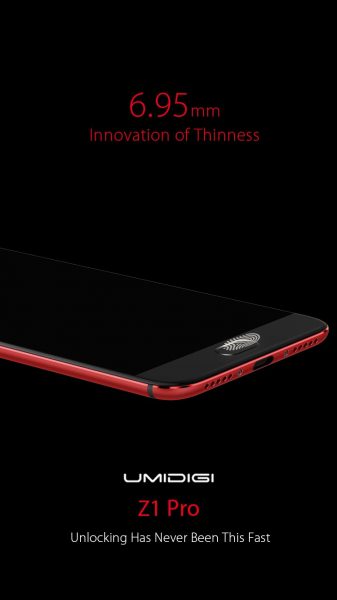 UMIDIGI Z1 Pro thin