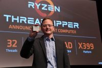 AMD Jim Anderson shows off Ryzen Threadripper