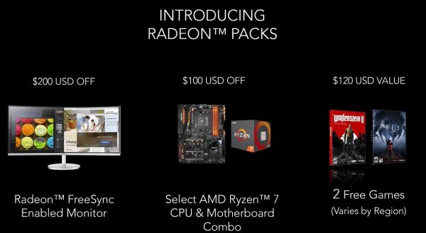 AMD Radeon RX Vega Packs