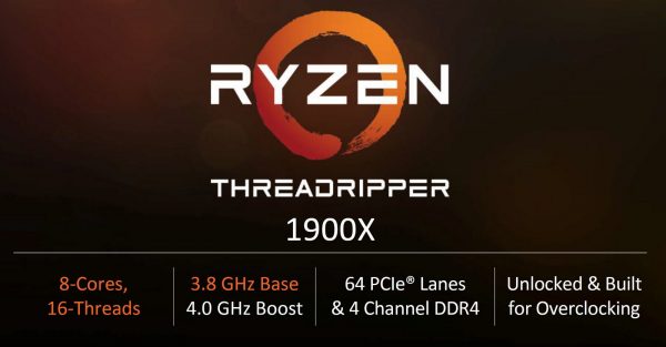 AMD Ryzen Threadripper 1900X