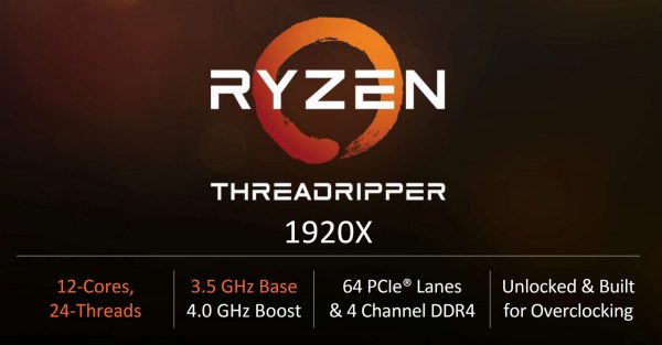 AMD Ryzen Threadripper 1920X