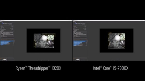 AMD Video Threadripper 1920X vs Core i9-7900X