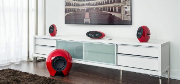 Edifier e255 rot Wohnzimmer