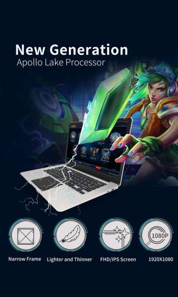 Jumper EZbook 3 Apollo Lake CPU