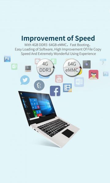Jumper EZbook 3 Improvement of Speed