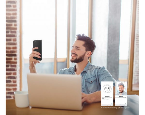 LG Q6 Face recognition